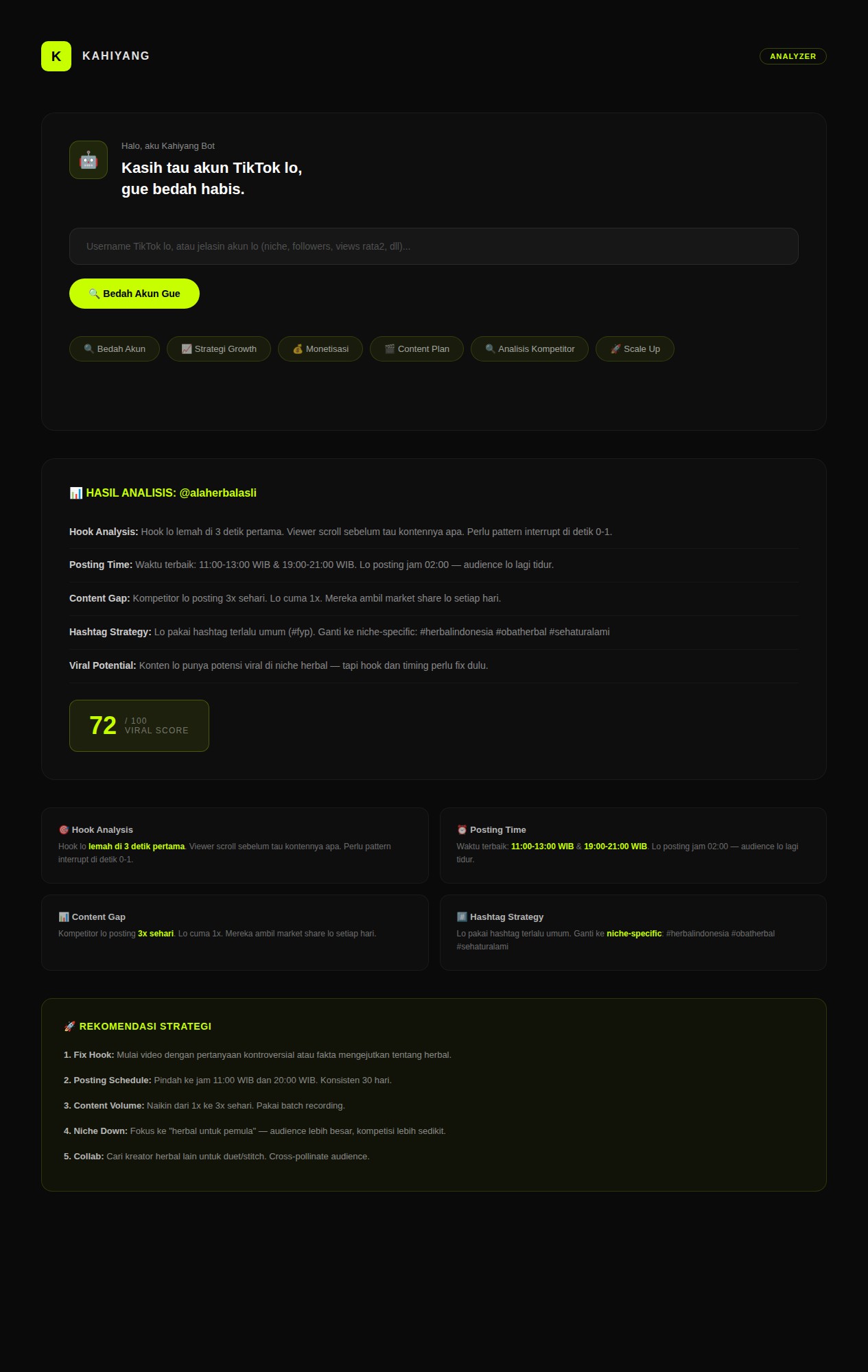 Viral Analyzer